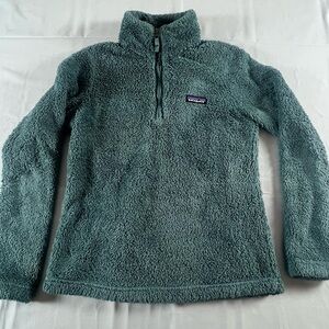 Patagonia Los Gatos Fleece Jacket Women’s Small Light Blue Shag Fuzzy (STY25235)